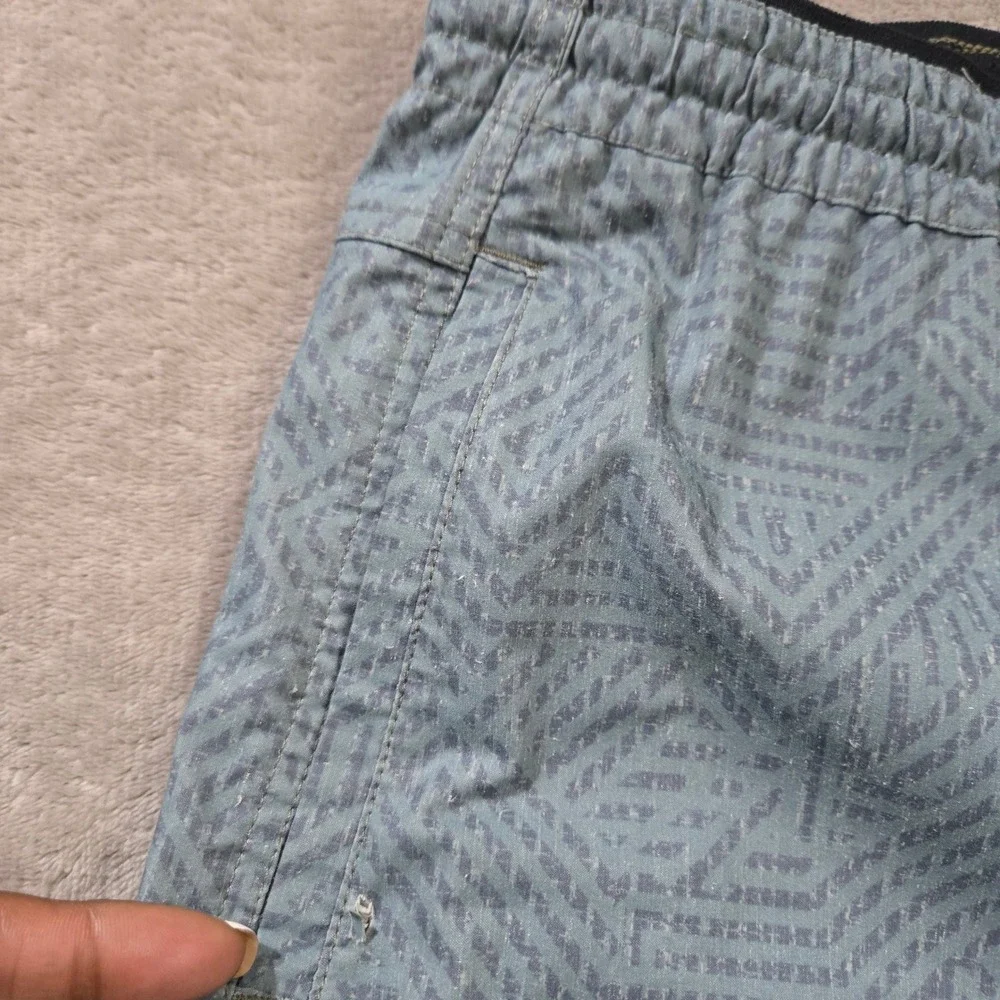 Kuhl Board Shorts Mens Medium Blue Geometric Hiking Swim Trunks Outdoor Gorpcore